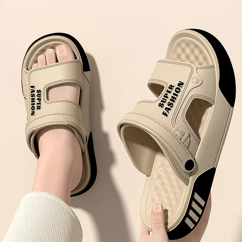 Men's Platform Slide Sandals – Lightweight EVA Non-Slip