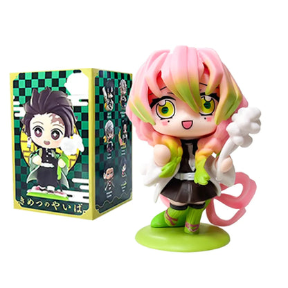 Demon Slayer Anime Figure Blind Box – Tanjiro & Nezuko Mini Statues