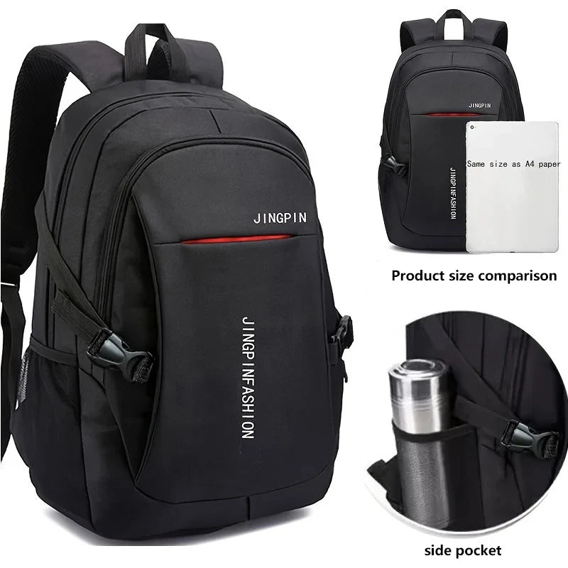 Waterproof Oxford Men's Backpack – Business Laptop & Travel Rucksack