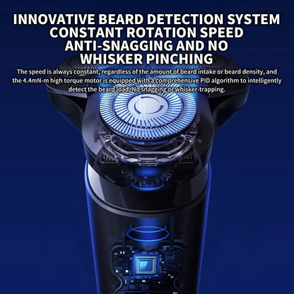 Mijia S700 Electric Shaver for Men – 3-Head Rotary Razor with Charging Stand