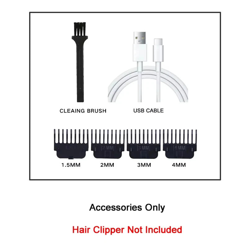 T9 Hair Clipper & Beard Trimmer for Men – USB Rechargeable Barber Trimmer