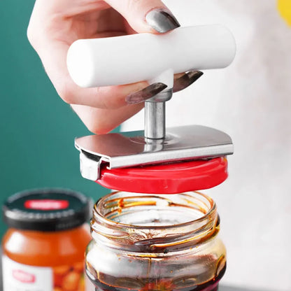 Jar Opener Stainless Steel – Adjustable Multi-Use Bottle & Can Lid Tool