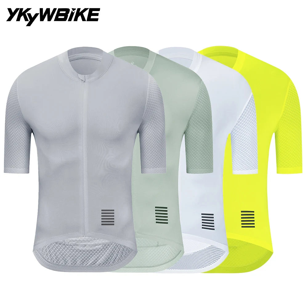 Men's Cycling Jersey Short Sleeve – Breathable Pro Road Bike Shirt