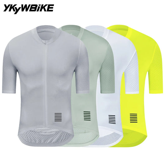 Men's Cycling Jersey Short Sleeve – Breathable Pro Road Bike Shirt