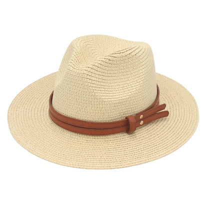 Panama Straw Sun Hat – Unisex Wide Brim Beach Hat