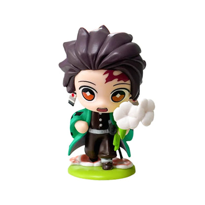 Demon Slayer Anime Figure Blind Box – Tanjiro & Nezuko Mini Statues