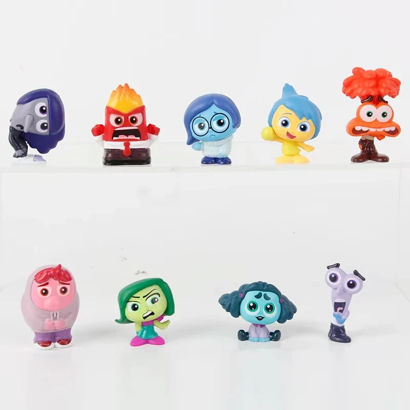 Inside Out 2 Mini Action Figure Set of 9