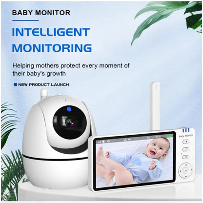 5-Inch Video Baby Monitor with Zoom & Night Vision
