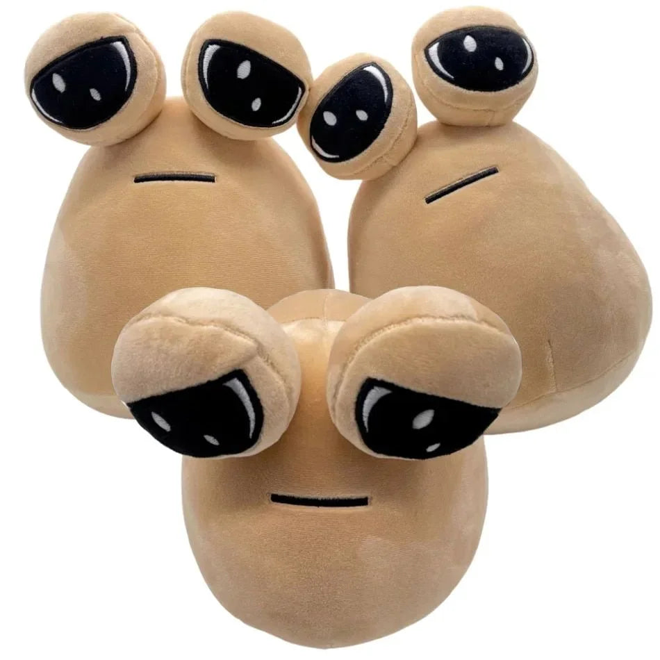 My Pet Alien Pou Plush Toy – Kawaii Stuffed Animal Doll