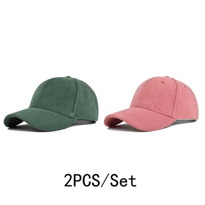 Unisex Adjustable Baseball Cap – Solid Retro Snapback Hat for Men & Women