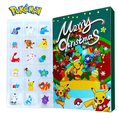 Pokemon Mini Figures Advent Calendar Gift Box – Pikachu & Friends Christmas Toy Set
