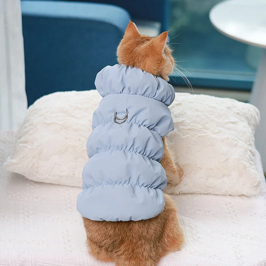 Winter Dog Jacket – Insulated Puffer Coat for Small Dogs & Cats