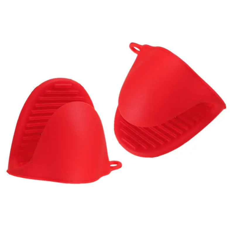 Silicone Oven Mitts 2pcs – Heat-Resistant Pot Holder Clips