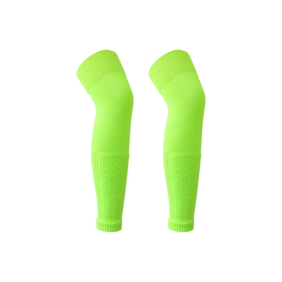 Soccer Leg Sleeves Knee Protection Shin Guard Socks – 1 Pair