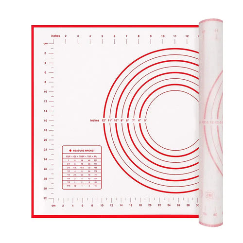 Silicone Pastry Mat – Non-Stick Baking Mat with Measurements