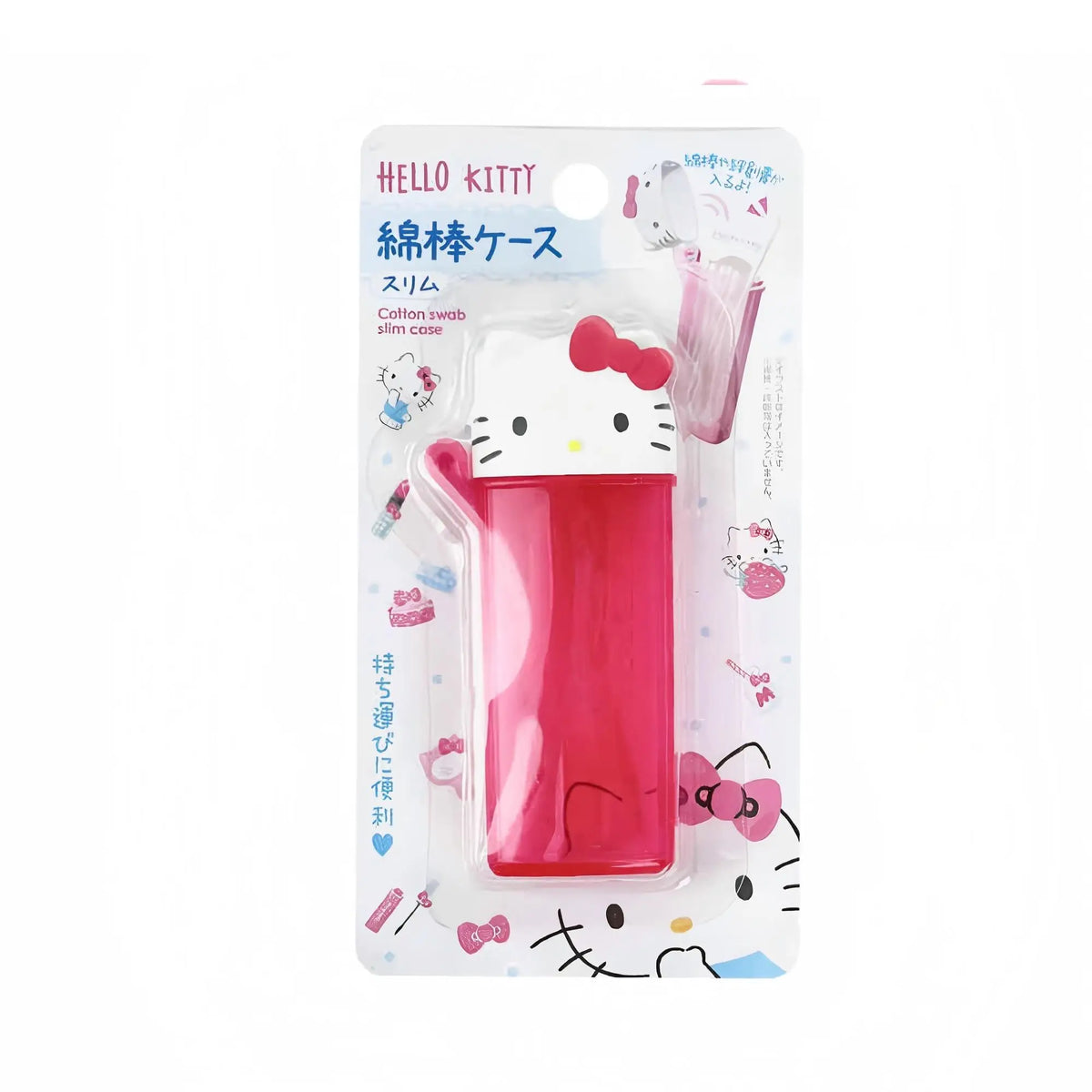 Sanrio Cotton Swab Storage Case – Hello Kitty & My Melody