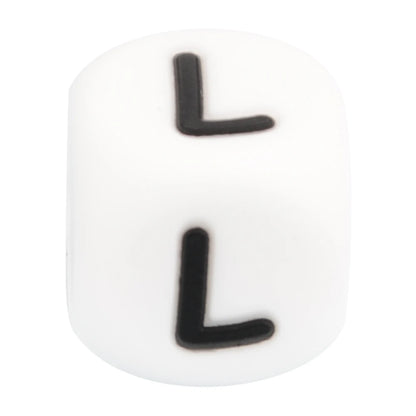 Silicone Alphabet Letter Beads 12mm – 40pcs Food Grade Teething