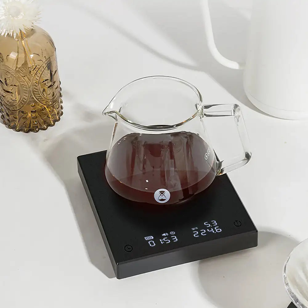 Timemore Basic Plus Pour Over Coffee Scale with Auto Timer
