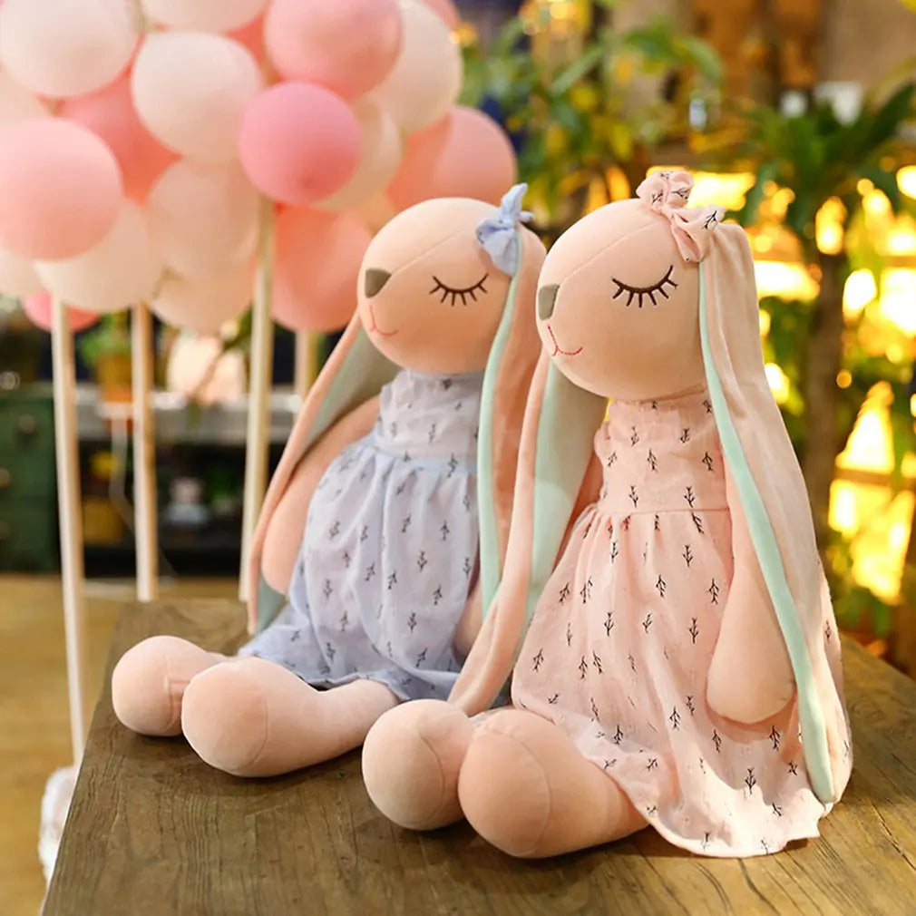 Cute Bunny Plush Doll – 35cm Soft Stuffed Rabbit Toy