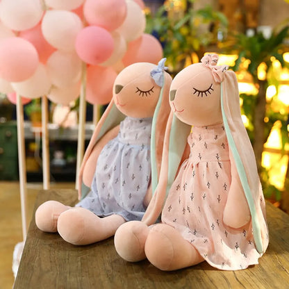 Cute Bunny Plush Doll – 35cm Soft Stuffed Rabbit Toy