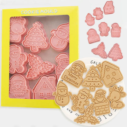 Christmas Cookie Cutter Set – Holiday Biscuit Molds for DIY Baking