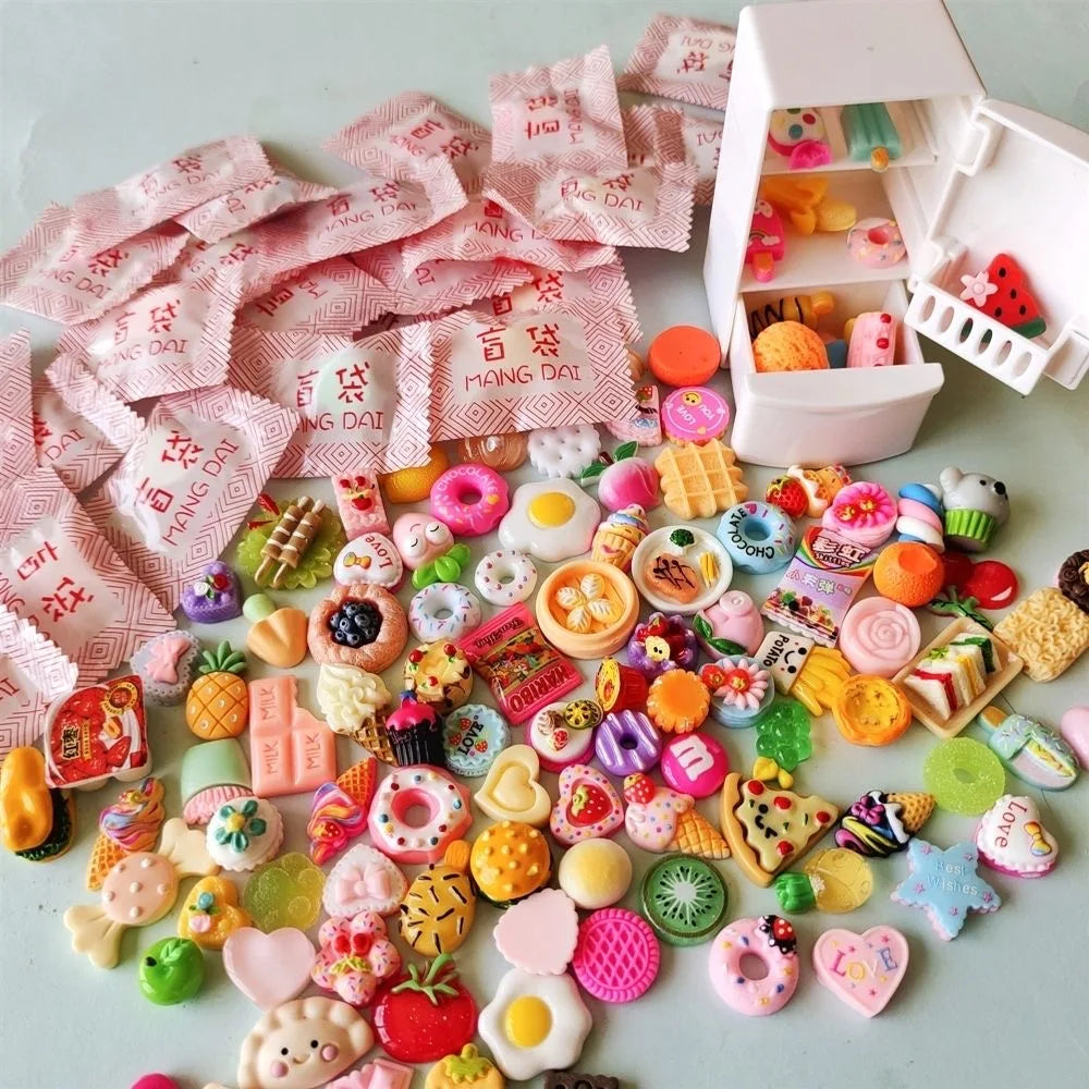 Mini Food Blind Box Figurines – Cute Kitchen Decor & Party Favors