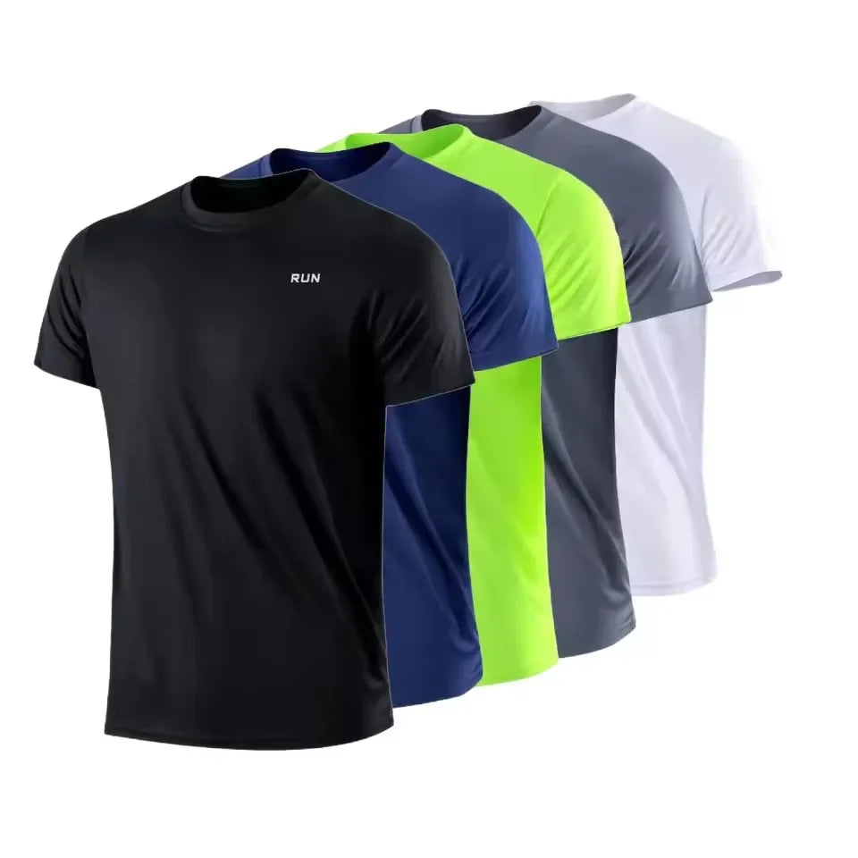 Quick-Dry Men's Sports Shirt - Short-Sleeved Running T-Shirt