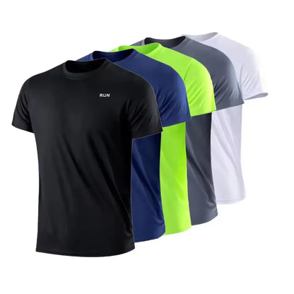 Quick-Dry Men's Sports Shirt - Short-Sleeved Running T-Shirt