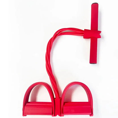 4-Tube Pedal Resistance Band – Home Fitness Puller