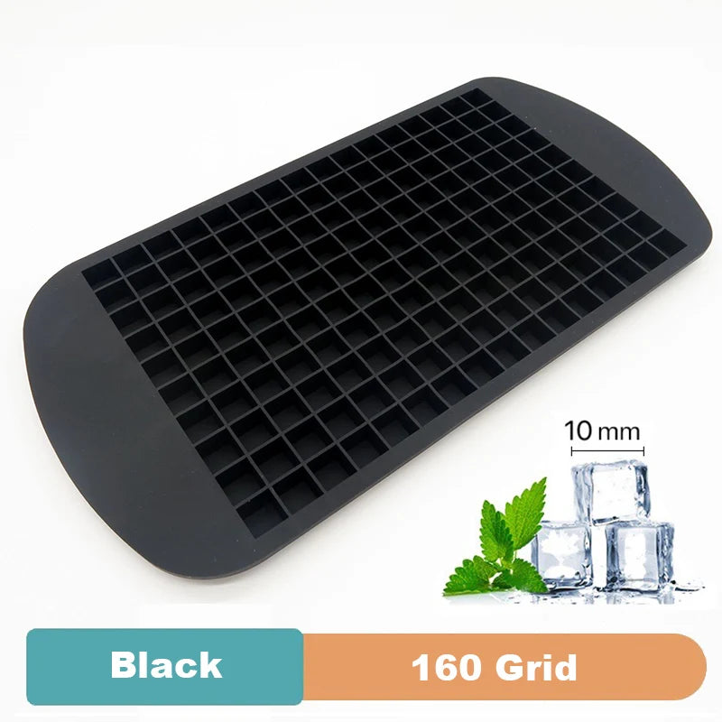 Large Silicone Ice Cube Tray – Multiple Grid Sizes & Colors