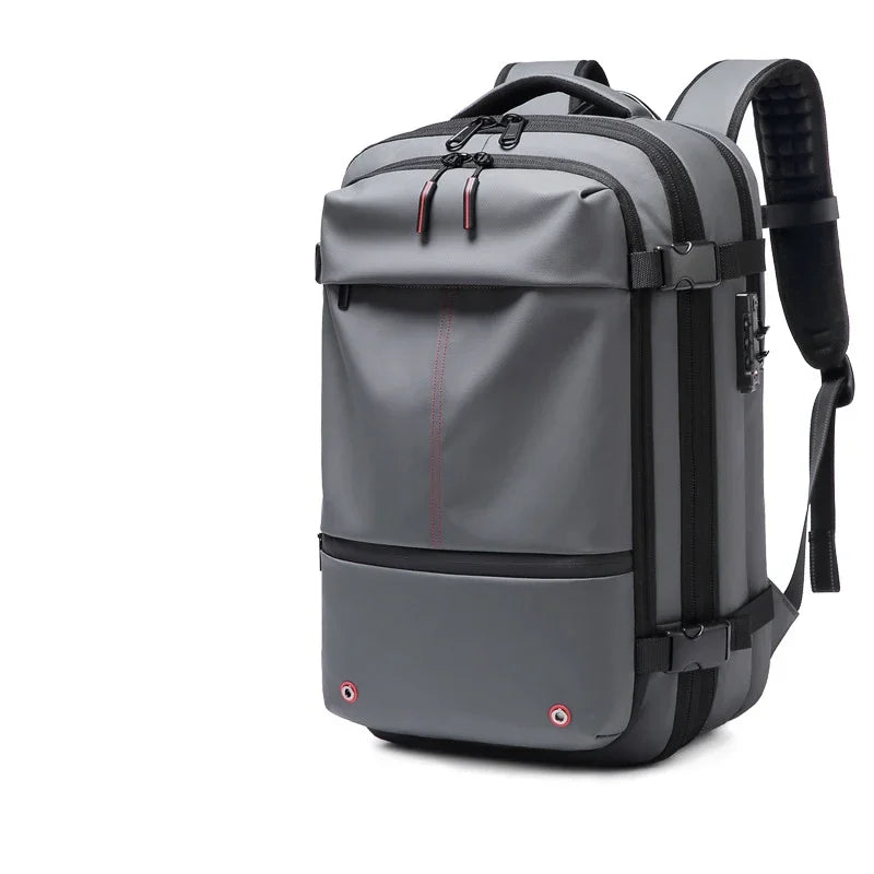 17-Inch Laptop Backpack for Men – Expandable Travel & Business Bag