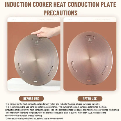 Induction Cooktop Heat Diffuser Plate – Stainless Steel