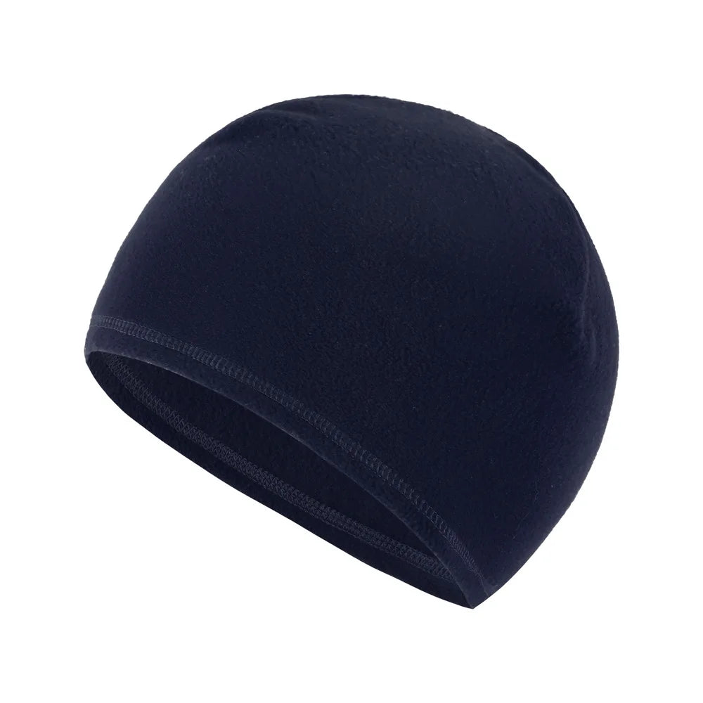 Polar Fleece Skull Cap Warm Windproof Winter Beanie for Men & Women