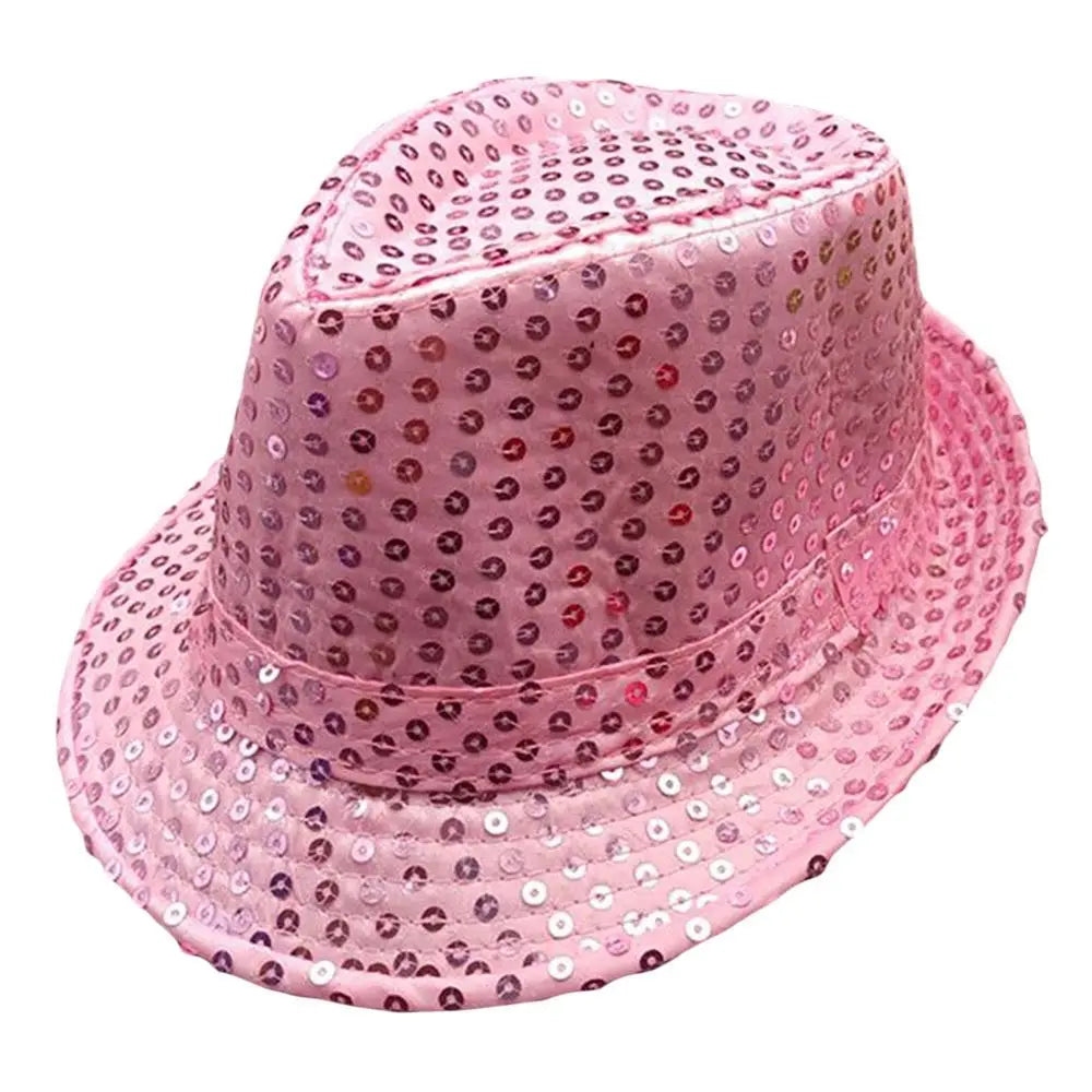 Sequin Jazz Fedora Hat – Shiny Party & Performance Cap