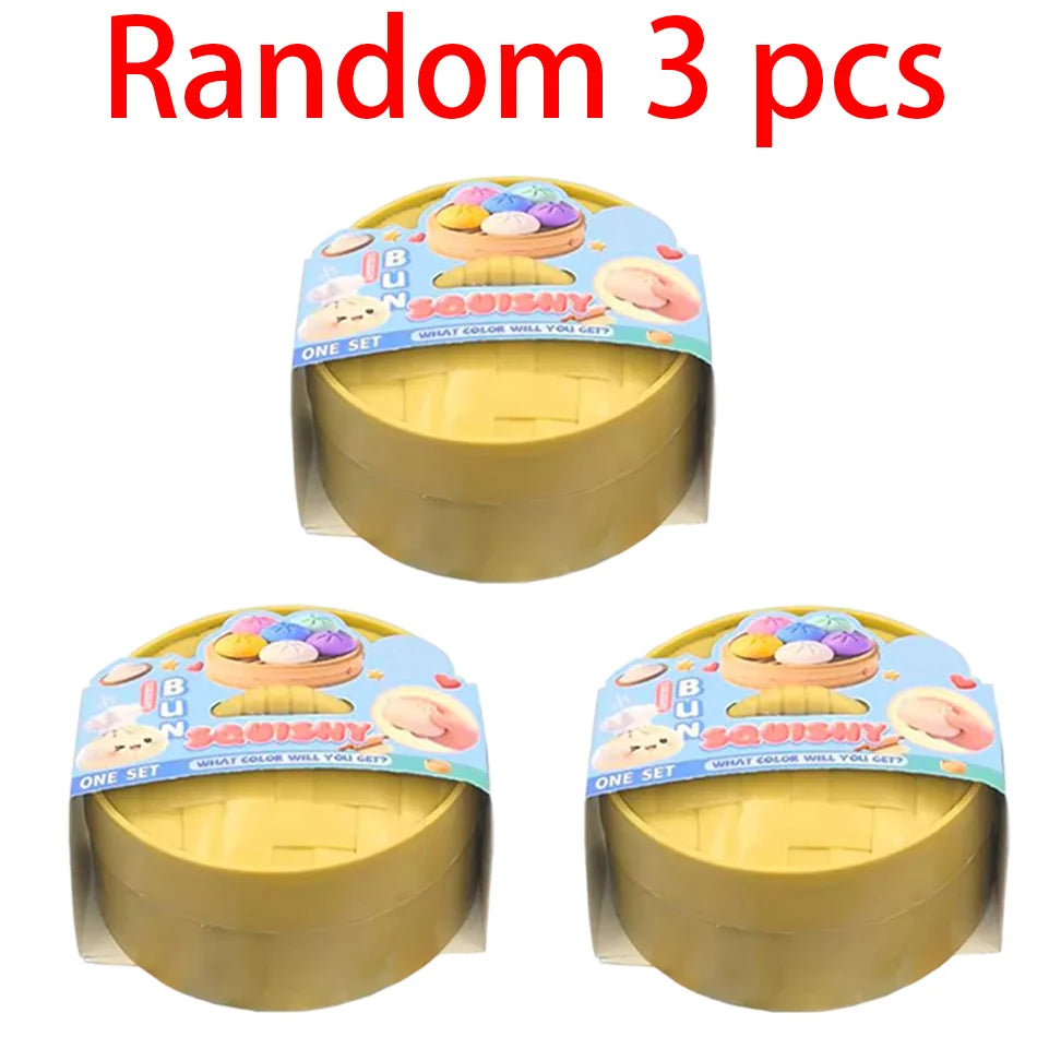 Dumpling Squishy Blind Box – Stress Relief Toy