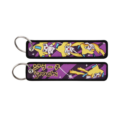 Anime Elf Monster Embroidery Keychain – Bag & Backpack Charm