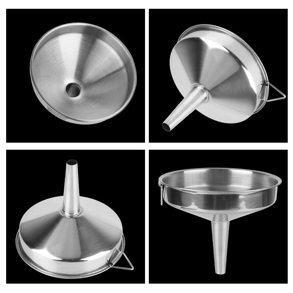 Stainless Steel Kitchen Funnel – Wide Mouth, Dishwasher Safe