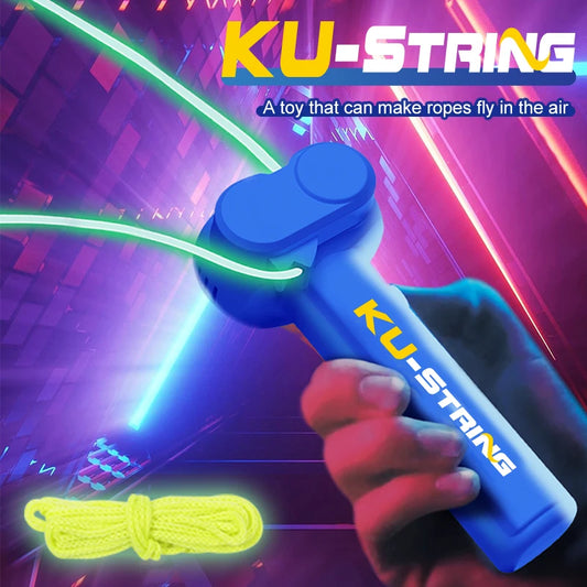Glow-in-the-Dark Rope Launcher Toy – Ku-String Rope Thruster