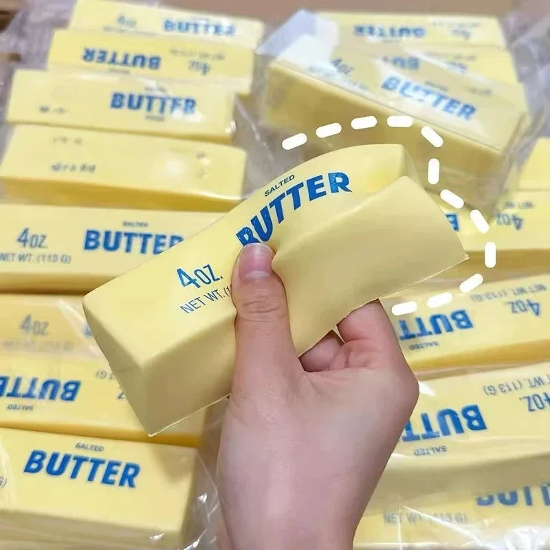 Butter Stick Squishy Fidget Toy – Stress Relief Squeeze