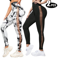 2 pieces black White