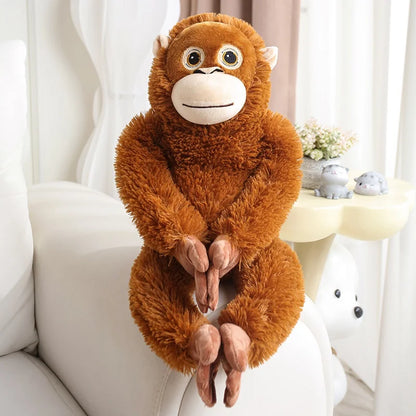 Monkey Stuffed Plush Toy – Soft Gorilla Cuddle Doll 12–35in