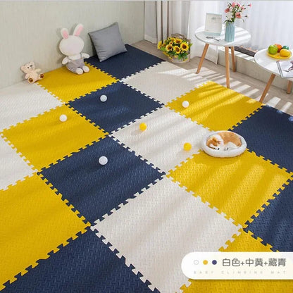 16-Piece Foam Baby Play Mat Interlocking Puzzle Tiles