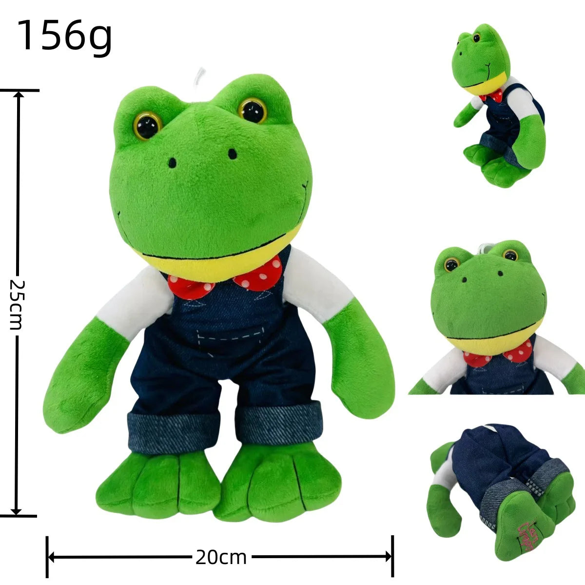 Frog Plush Stuffed Animal Toy – Cute 9.8in Doll