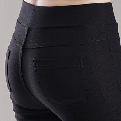 Women's Skinny Pencil Pants – Slim Stretch Office Trousers