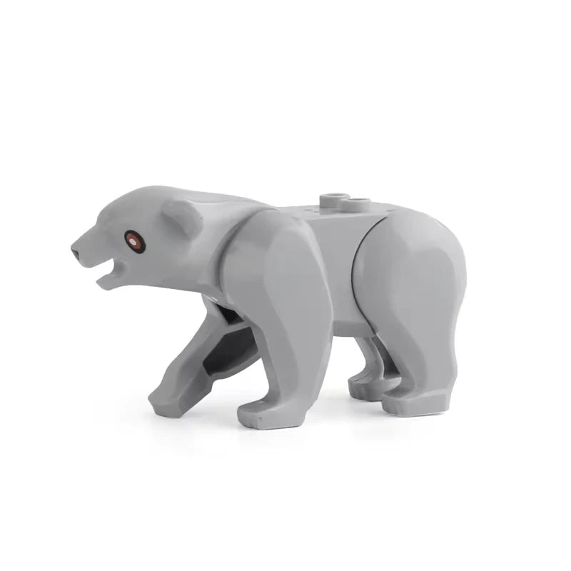 Animal Building Block Mini Figures – MOC Zoo & Farm Creatures Set for Kids