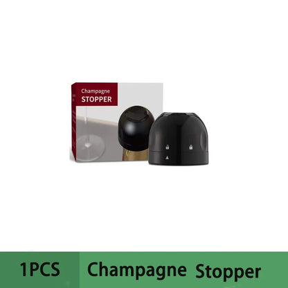 2-Piece Vacuum Wine Bottle Stopper Set