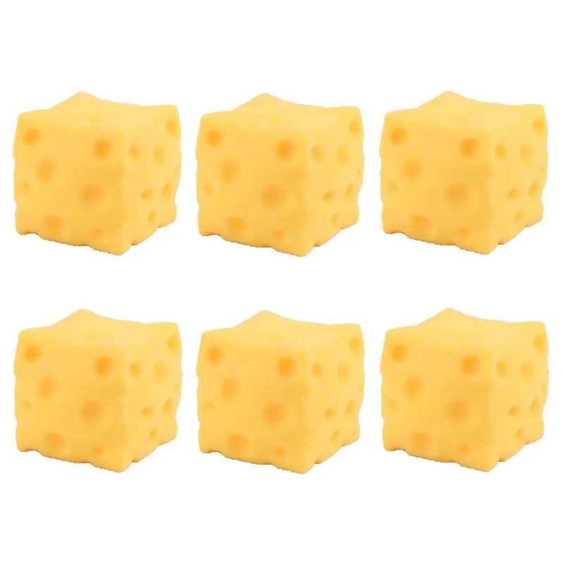 Squishy Cheese Block Stress Relief Fidget Toy – Slow Rising Squeeze