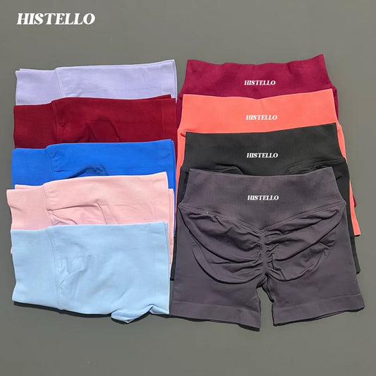 Seamless High-Waist Workout Shorts for Women