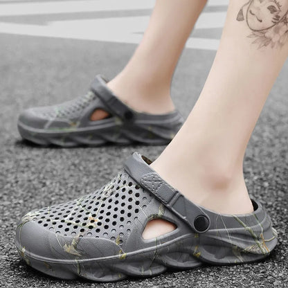 Plus Size Beach Clogs & Sandals – Breathable EVA Slip-On for Men & Women