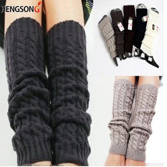 Women's Knit Leg Warmers – Cozy Boot Socks for Fall & Winter